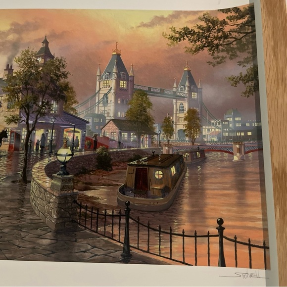 LONDON FOG Signed Limited Edition Seriolithograph by Kenneth Shotwell 1185/2250 - Picture 4 of 10